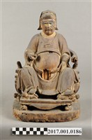 藏品(木雕王爺像)的圖片