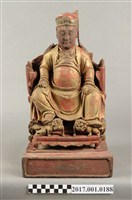 藏品(木雕王爺像)的圖片