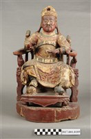 藏品(木雕王爺像)的圖片