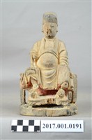 藏品(木雕王爺像)的圖片