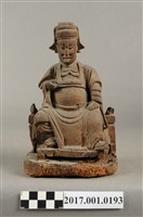 藏品(木雕王爺像)的圖片