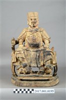 藏品(木雕王爺像)的圖片
