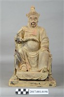 藏品(木雕王爺像)的圖片