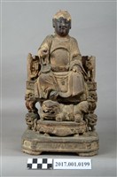 藏品(木雕王爺像)的圖片