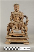 藏品(木雕王爺像)的圖片