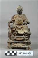 藏品(木雕王爺像)的圖片