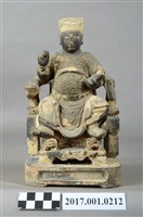藏品(木雕王爺像)的圖片