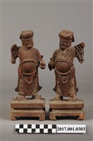 藏品(木雕千里眼順風耳像組)的圖片