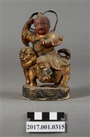 藏品(木雕中壇元帥像)的圖片