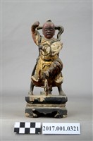 藏品(木雕中壇元帥像)的圖片