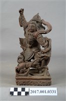 藏品(木雕中壇元帥像)的圖片