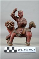 藏品(木雕中壇元帥像)的圖片