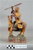 藏品(木雕中壇元帥像)的圖片