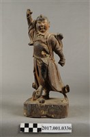 藏品(木雕中壇元帥像)的圖片