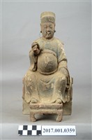 藏品(木雕文昌帝君像)的圖片