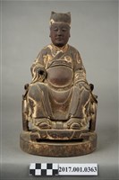 藏品(木雕文昌帝君像)的圖片