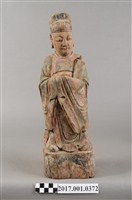 藏品(木雕文判官像)的圖片