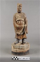 藏品(木雕文判官像)的圖片
