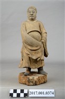 藏品(木雕文判官像)的圖片