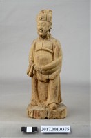 藏品(木雕文判官像)的圖片