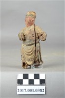 藏品(木雕文判官像)的圖片