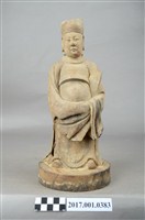 藏品(木雕文判官像)的圖片