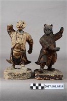 藏品(木雕牛頭馬面將軍像組)的圖片