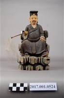 藏品(木雕孚佑帝君像)的圖片