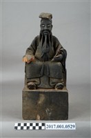 藏品(木雕孚佑帝君像)的圖片