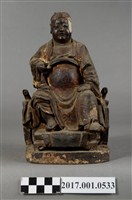 藏品(木雕吳府千歲像)的圖片