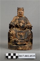 藏品(木雕灶君像)的圖片