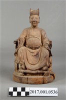 藏品(木雕灶君像)的圖片