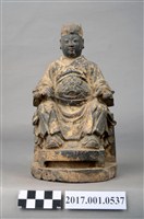 藏品(木雕灶君像)的圖片