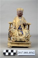 藏品(木雕灶君像)的圖片
