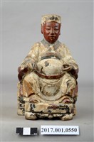 藏品(木雕灶君像)的圖片