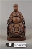 藏品(木雕灶君像)的圖片