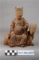 藏品(木雕灶君像)的圖片