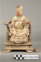 藏品(木雕灶君像)的圖片