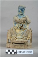 藏品(木雕灶君像)的圖片