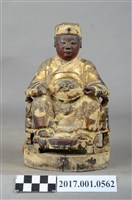 藏品(木雕灶君像)的圖片