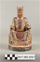 藏品(木雕灶君像)的圖片