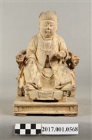 藏品(木雕灶君像)的圖片