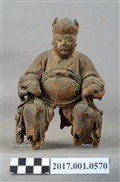 藏品(木雕灶君像)的圖片