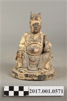 藏品(木雕灶君像)的圖片