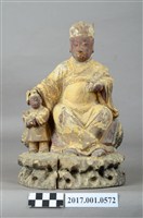 藏品(木雕灶君像)的圖片