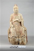 藏品(木雕利市仙官像)的圖片
