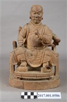 藏品(木雕法主公像)的圖片