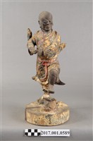 藏品(木雕法主公像)的圖片