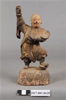 藏品(木雕招財童子像)的圖片