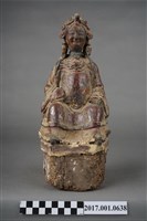 藏品(木雕金花娘娘像)的圖片